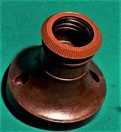 Porta lampade volanti e morsetti in bakelite Immagine 4